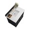 James Martin Vanities 36'' Single Vanity, Black Onyx w/ 3 CM White Zeus Quartz Top 424-V36-BKO-3WZ - alternate 6